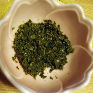 ピリ辛、お茶の葉の佃煮